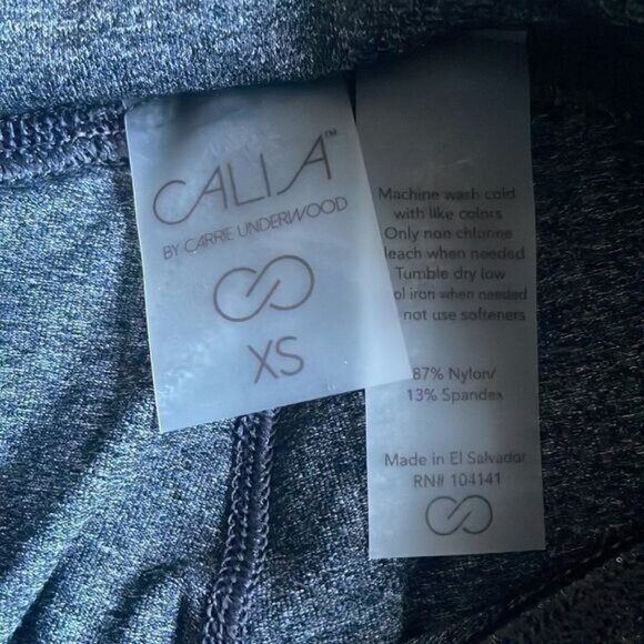NWT Calia By Carrie Underwood Mid Rise Capri XS Gray - Picture 9 of 12